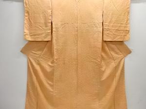 青海波模様織り出し暈し付け下げ色無地着物